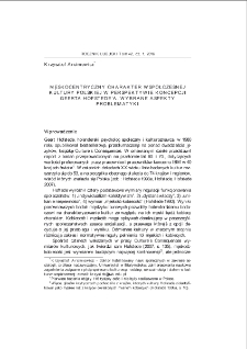 Męskocentryczny charakter współczesnej kultury polskiej w perspektywie koncepcji Geerta Hofstede`a. Wybrane aspekty problematyki = The male-oriented character of modern Polish culture in the perspective of Geert Hofstede`s conception: selected aspects of the issue