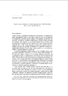 Płeć kulturowa a płeć szamana. Przypadek kultury buriackiej = Gender and the sex of shaman: a case of Buriacki culture