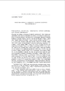 Płeć emigracji. Kobiece i męskie wzorce emigrowania = The gender of emigration. Female and male styles of emigrating