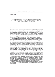 W poszukiwaniu dojrzałej tożsamości: kim są kobiety i mężczyźni 50+ we współczesnym społeczeństwie polskim? = In quest of mature identity: who are women and men 50+ in modern Polish society