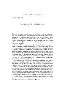 Torebka: płeć i codzienność = A handbag: gender and everyday life