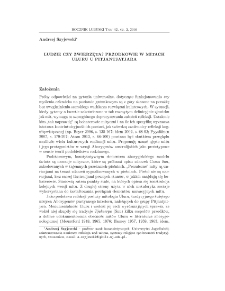 Ludzie czy zwierzęta? Przodkowie w mitach Uluru u Pitjantjatjara = Humans or animals? Ancestors in Pitjantjatjara myths of Uluru