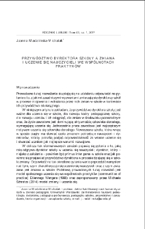 Przywództwo dyrektora szkoły a zmiana i uczenie się nauczycieli we wspólnotach praktyków = The headmaster`s leadership in view of change and of teacher learning in communities of practice