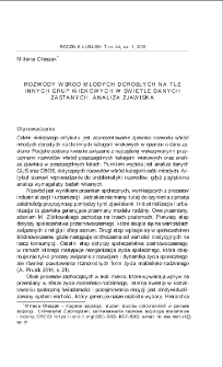 Rozwody wśród młodych dorosłych na tle innych grup wiekowych w świetle danych zastanych. Analiza zjawiska = Divorce among young adults compared to other age groups in the light of existing data. Analysis of the phenomenon