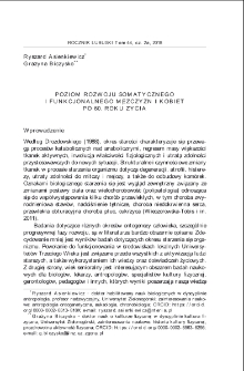 Poziom rozwoju somatycznego i funkcjonalnego mężczyzn i kobiet po 60. roku życia = The level of somatic and functional development in men and women over 60