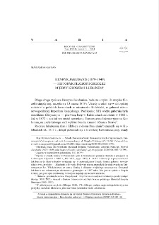Henryk Jakubanis (1879-1949) - historyk filozofii greckiej między Kijowem i Lublinem