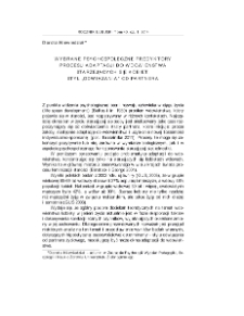 Wybrane psychospołeczne predyktory procesu adaptacji do wdowieństwa starzejących się kobiet. Styl "odwiązania" od partnera = Selected psychosocial predictors of the process of adaptation to widowhood by aging women. The style of "detachment" from a partner