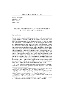 Reakcja krążeniowa na wysiłek statyczny u ludzi trenujących siłowo = Circulatory response to static effort in people doing strength training