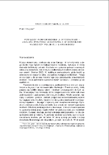 Pomiędzy konformizmem a wycofaniem - analiza strategii wchodzenia w dorosłość młodzieży polskiej i ukraińskiej = Between conformity and withdrawal - the analysis of strategies for entering into adulthood by Polish and Ukrainian youth