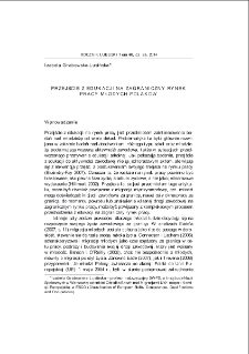 Przejście z edukacji na zagraniczny rynek pracy młodych Polaków = The transition from education to foreign labour market of young Poles