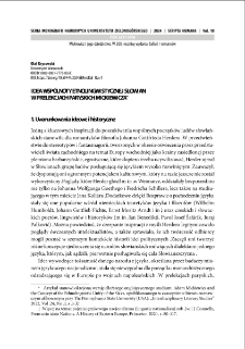 Idea wspólnoty etnolingwistycznej Słowian w prelekcjach paryskich Mickiewicza = The Idea of the Ethnolinguistic Unity of the Slavs in Mickiewicz`s Paris lectures