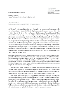 "W Drodze" - bibliografia zawartości czasopisma = "W Drodze" ["En Route"] - the kontent`s bibliography