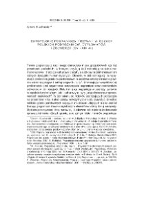 Europejskie pogranicza Hiszpanii w oczach polskich podróżników, dyplomatów i żołnierzy (XVI-XIX w.) = The European borderland of Spain in the eyes of Polish travelers (16th - 19th c.)