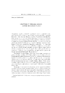 Człowiek w obrazie miasta - aktor drugiego planu? = Man in the city image - a background actor?