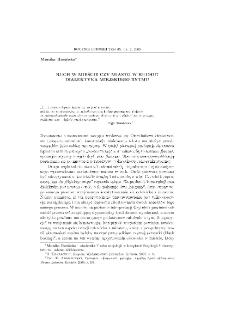 Ruch w mieście czy miasto w ruchu? Dialektyka miejskiego rytmu = Motion in the city or the city in motion? Dialectics of urban rhythm