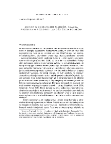 Zmiany w dostępie do zasobów. Analiza przemian w poziomie i jakości życia Polaków = Changes in access to resources: analysing transformations of the level and quality of living of the Poles