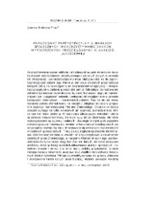 Paradygmat partycypacyjny w naukach społecznych. Wykorzystywanie danych wytworzonych przez badanych w analizie jakościowej = Participatory paradigm in social sciences. Use of data produced by qualitative analysis respondents