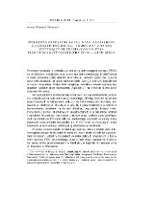 Społeczna percepcja badań doświadczalnych z udziałem pacjentów. Komunikat z badań dotyczących oddziaływania pola elektromagnetycznego na stymulator serca = Social perception of experimental studies involving patients. Results of the research on the impact of the emf field on a pacemaker