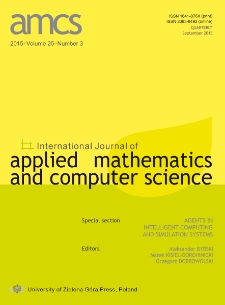 International Journal of Applied Mathematics and Computer Science (AMCS), volume 25, number 3 (2015) - Contents