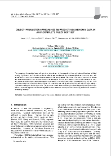 Object-parameter approaches to predicting unknown data in an incomplete fuzzy soft set