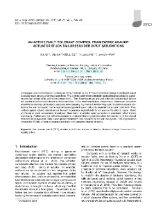 An active fault-tolerant control framework against actuator stuck failures under input saturations