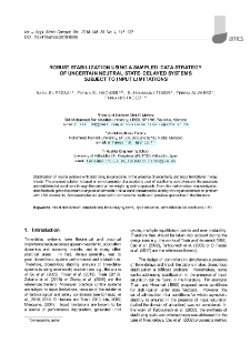 Robust stabilization using a sampled-data strategy of uncertain neutral state-delayed systems subject to input limitations