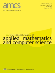 International Journal of Applied Mathematics and Computer Science (AMCS), volume 28, number 3 (2018) - Contents