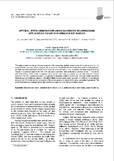 Optimal state observation using quadratic boundedness: Application to UAV disturbance estimation