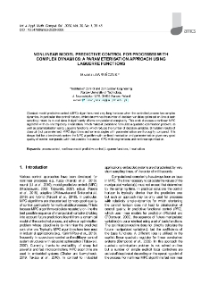 Nonlinear model predictive control for processes with complex dynamics: A parameterisation approach using Laguerre functions