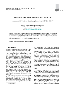 An algorithm for quaternion-based 3D rotation