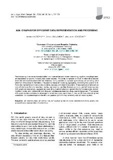 ASA-graphs for efficient data representation and processing