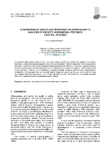 Comparison of direct and perturbation approaches to analysis of infinite-dimensional feedback control systems