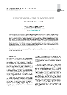 A weighted wrapper approach to feature selection