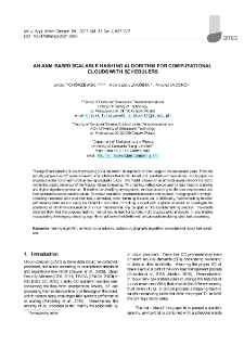 An ANN-based scalable hashing algorithm for computational clouds with schedulers