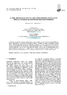 Global behavior of a multi-group SEIR epidemic model with spatial diffusion in a heterogeneous environment
