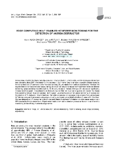 Edge computing in IoT-enabled honeybee monitoring for the detection of "Varroa destructor"