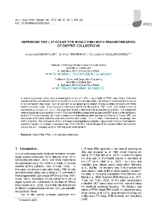 Improving the LUT count for Mealy FSMs with transformation of output collections