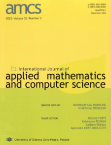 International Journal of Applied Mathematics and Computer Science (AMCS), volume 33, number 3 (2023) - Contents