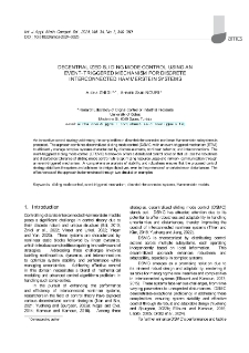Decentralized sliding mode control using an event-triggered mechanism for discrete interconnected Hammerstein systems