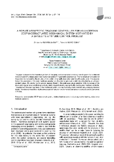 A robust asymptotic tracking controller for an uncertain 2DOF underactuated mechanical system motivated by a satellite attitude control problem