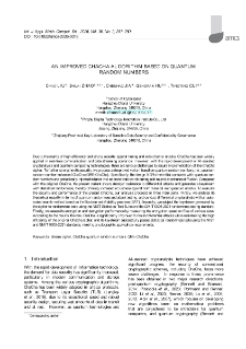 An improved ChaCha algorithm based on quantum random numbers