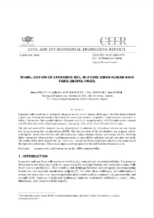 Stabilization of Expansive Soil Mixture Using Human Hair Fibre (Biopolymer)