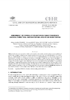 Assessment of Correlation Between InSAR Coherence and Multispectral Indices for Soil Moisture Monitoring