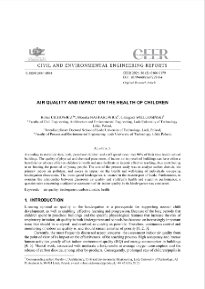Air Quality and Impact on the Health of Children