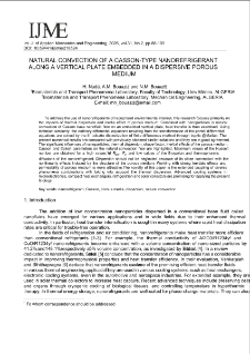 Natural Convection Of A Casson-Type Nanorefrigerant Along A Vertical Plate Embedded In Dispersive Porous Medium
