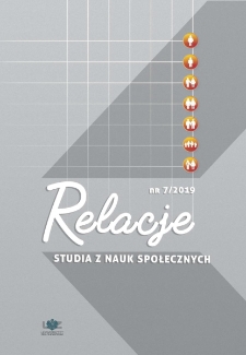Relacje. Studia z Nauk Społecznych, tom 7 - spis treści
